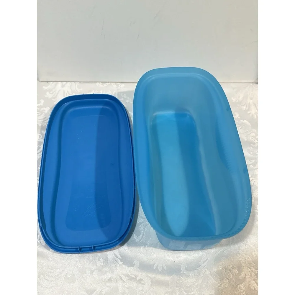 Tupperware 6775 Microwave Pasta Maker Cooker 8 Cups Blue 1.9L